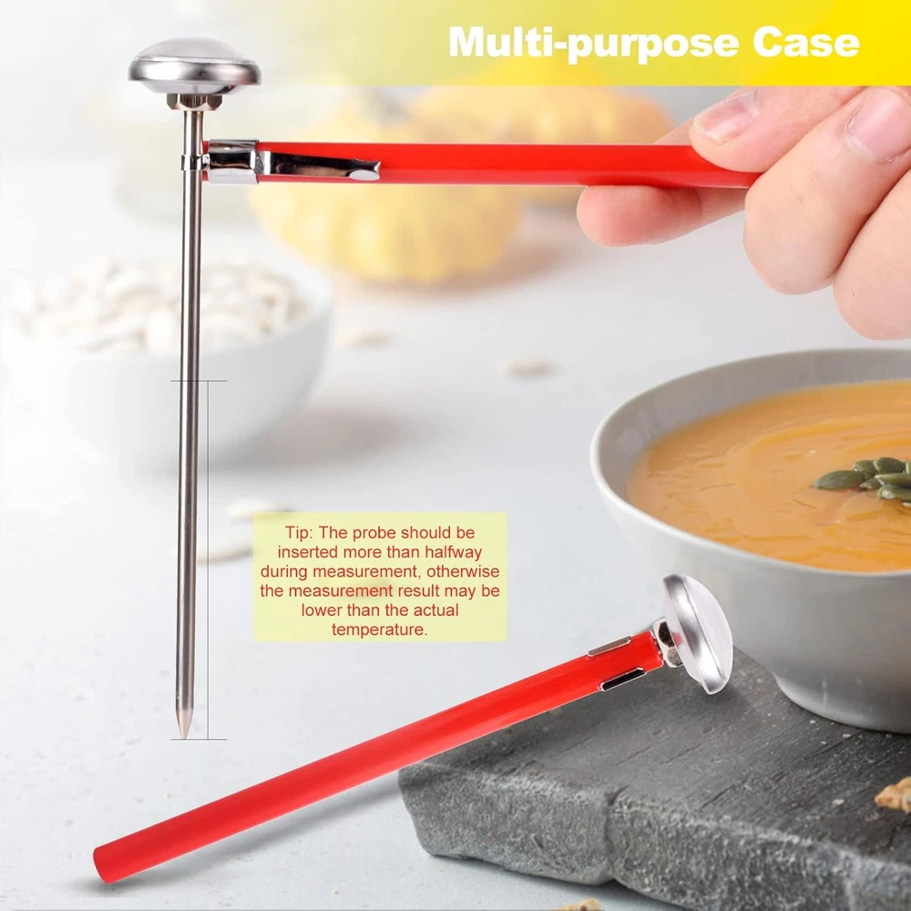 Meat Thermometer for Grilling, Food Thermometer for Cooking, Milk, Meat Thermome