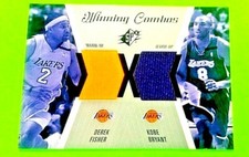 2003 SPX WINNING COMBOS JERSEY KOBE BRYANT WC22 NRMT-MT OR BET 2003-04 FISHER