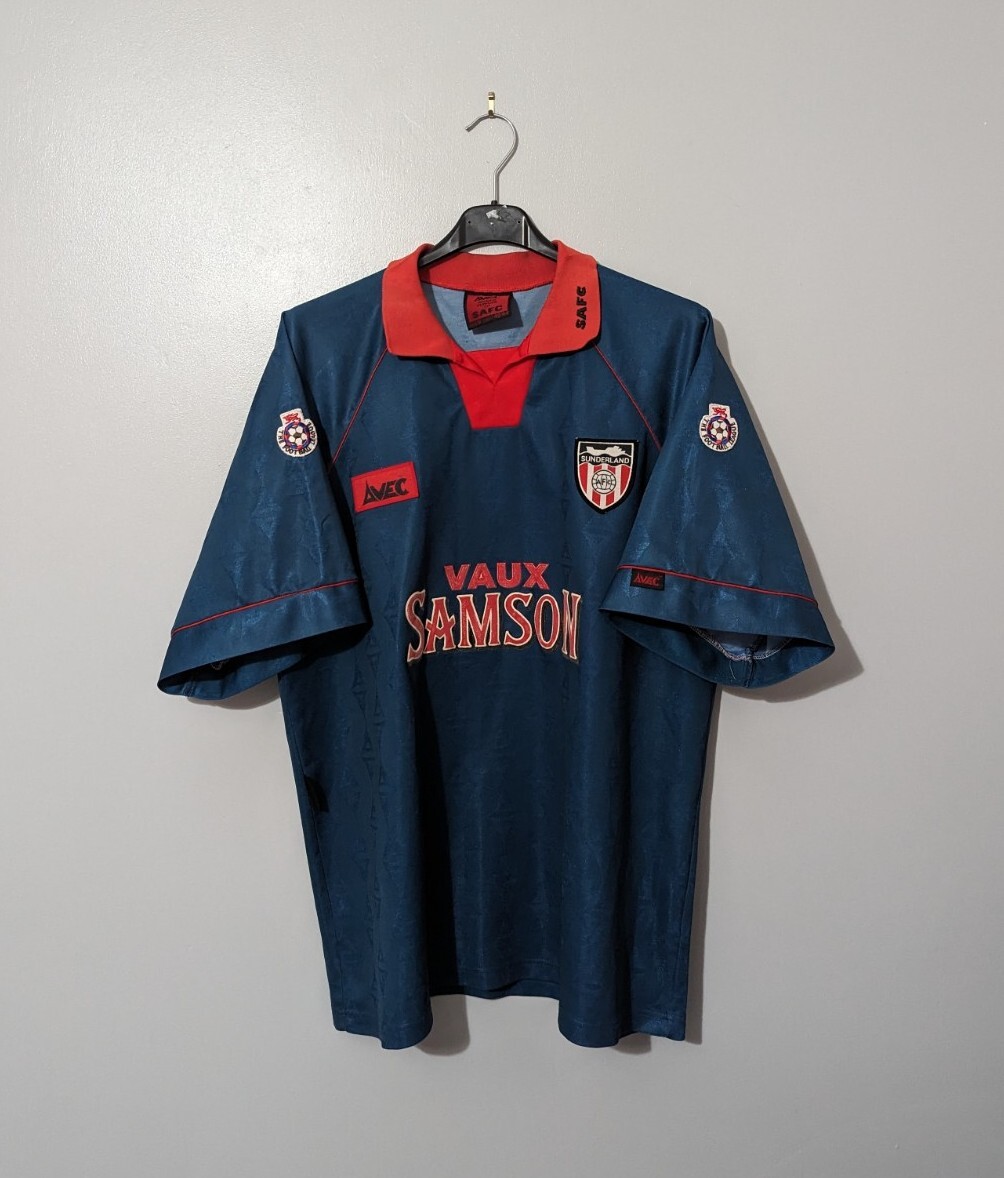 Sunderland Away Football Shirt, 1994-1995, Large Adult | eBay UK