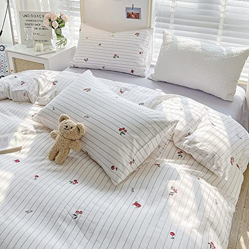 Cherry Kids Duvet Cover Set Queen 100% Full/Queen ( 90'' x 90'' ) Cherry Family - Picture 3 of 7