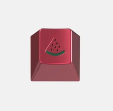 GMK Watermelo X RAMA - Watermelon- Aluminum Artisan Keycap -Mechanical Keyboards