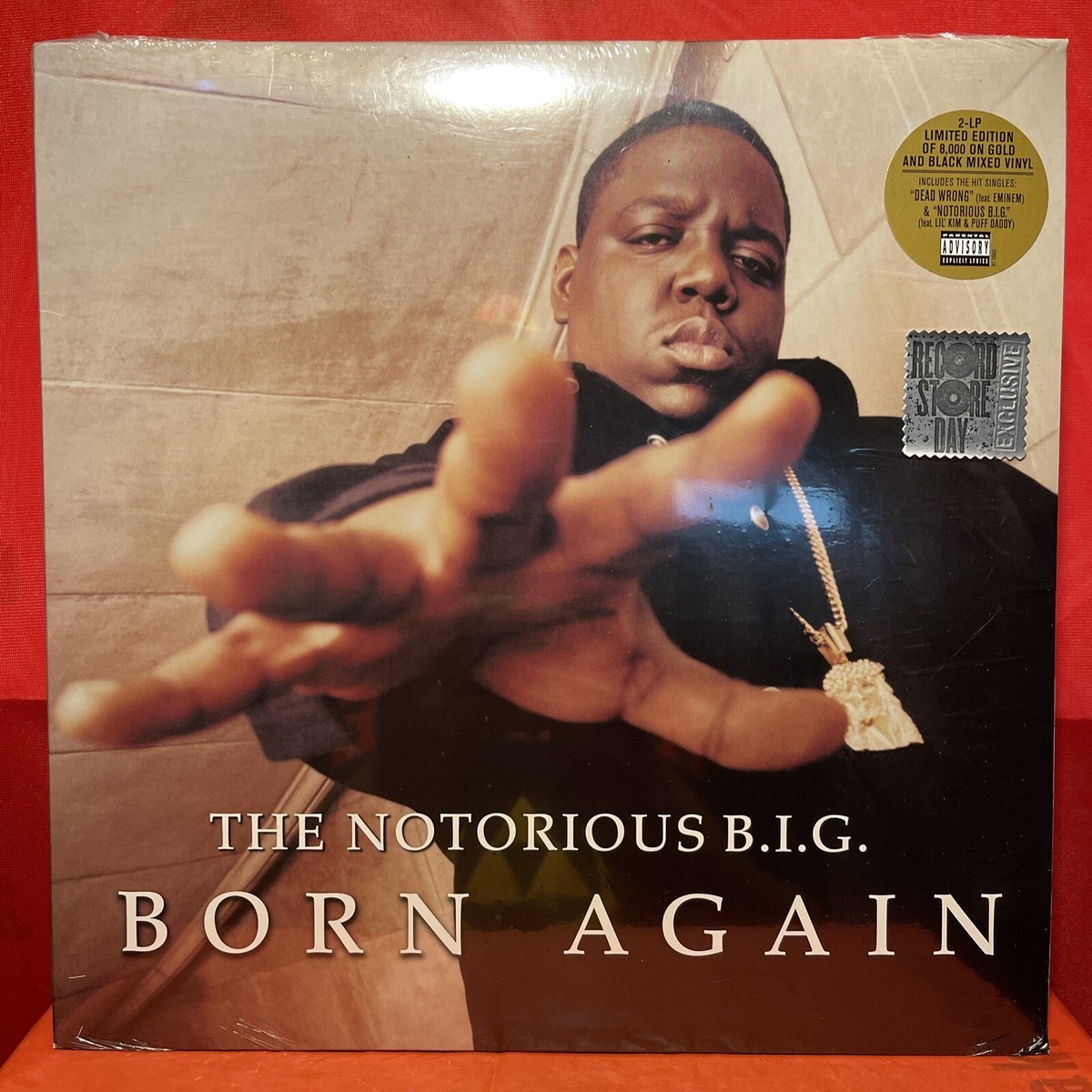 Born Again by Notorious Big Record 2017 Limited 8000 Gold