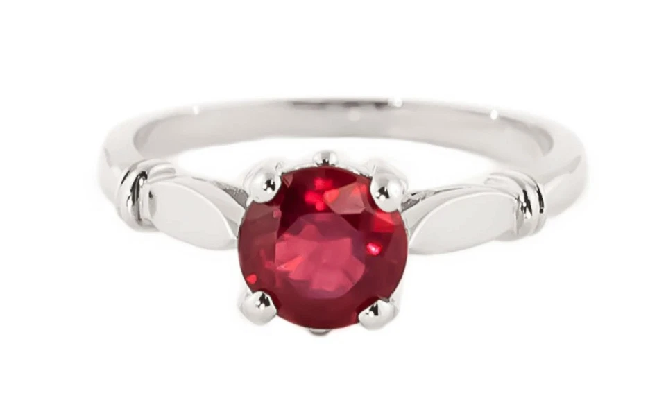 14K. 天然红宝石纯金单色戒指 — 第 4/4 张图片