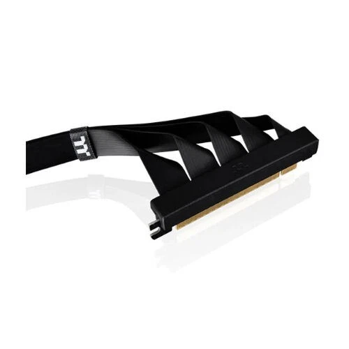 Thermaltake AC-077-CO1OTN-C1 PCI-E 4.0 Dual 90 Degree Riser Cable 400mm - Image 2 of 4