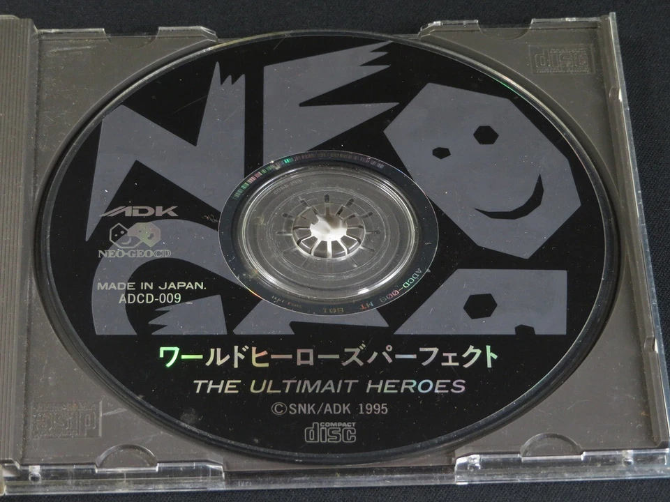 Testé WORLD HEROES PERFECT NEO GEO CD ADK Action Game 1994 made in Japan 2 - Photo 3/4