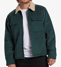 BILLABONG Men's BARLOW SHERPA Corduroy Jacket - GSV0 - XXL - NWT - LAST ONE