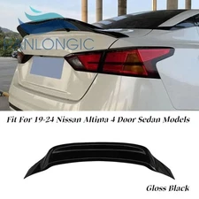For 2019-24 Nissan Altima R Style Gloss Black Duckbill Rear Trunk Spoiler Wing