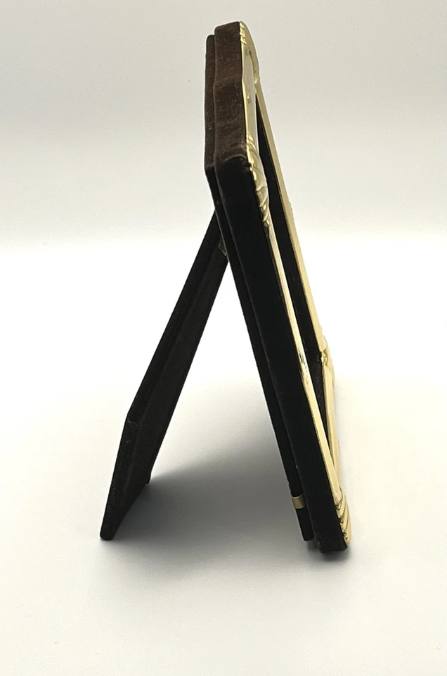 Carr International сплошная латунная рамка для фотографии размер 3,5 дюйма x 5 дюймов - Изображение 2 из 4