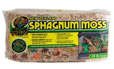 Zoo Med New Zealand Sphagnum Moss Terrarium Substrate 3 Dry Quarts 3-Pack