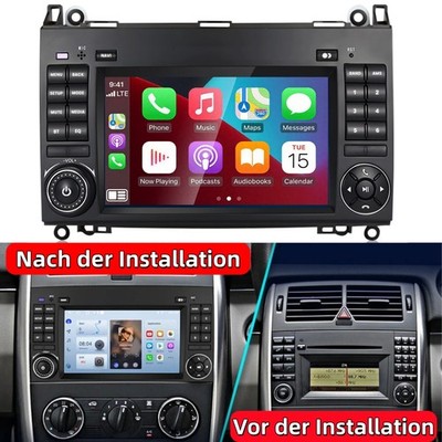 Carplay Autoradio GPS Navi für Mercedes Benz B A Klasse W169 W245 Sprinter W906