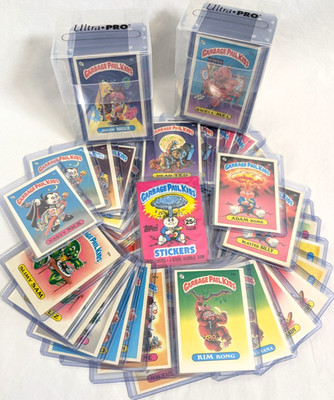 1985 Topps Garbage Pail Kids 1ST SERIES 1 Nasty Nick GPK Adam Bomb OS1 Matte SET