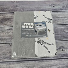Lambs Ivy Star Wars Millennium Falcon Changing Pad Cover New Grey/white