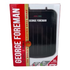 George Foreman Small Fit Grill Griddle Hot Plate Toastie Maker Machine Non-Stick