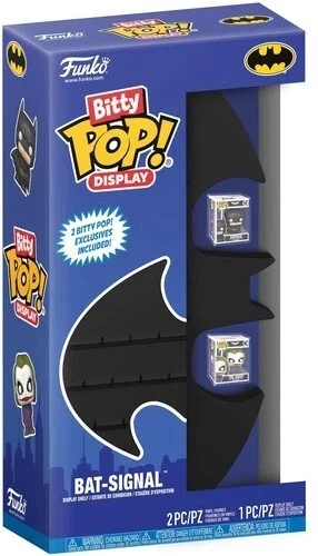 Funko Bitty POP! Display: Bat-Signal With The Joker And Batman Figures