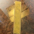 C & J Industries Vintage Original Fractions Decimal Conversion Ruler — photo 8