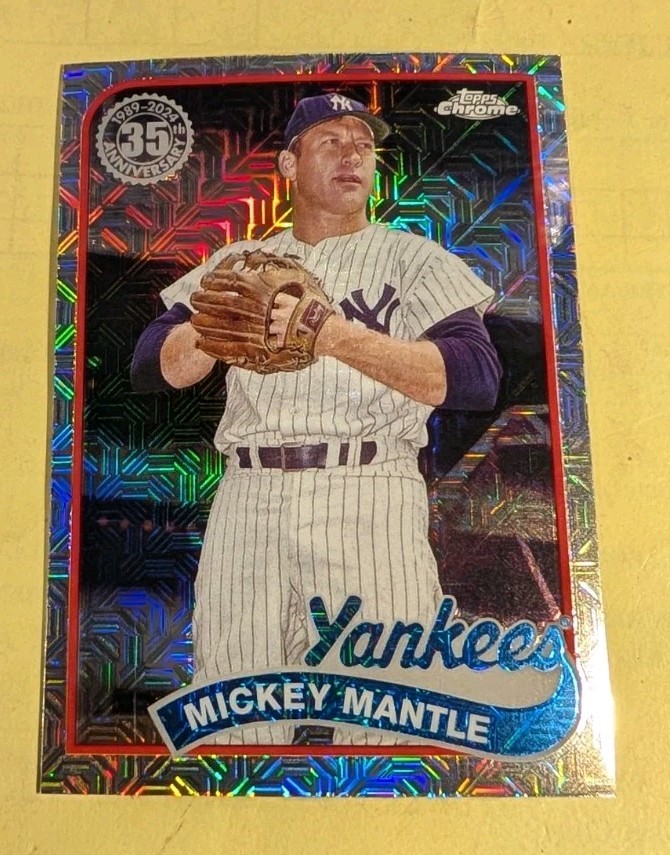 Mickey Mantle 2024 Topps Series 2 #2T89C-43 Silver Pack Mojo Yankees  HOF