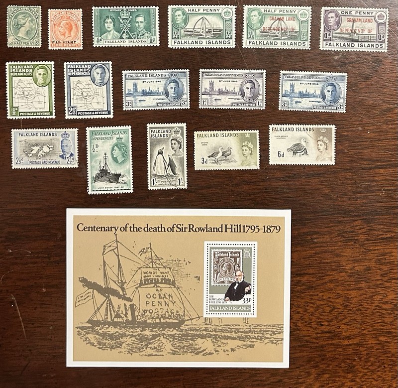 Falkland Islands Stamps 1878-1960, 1979 British Souvenir Sheet #294 Overprint