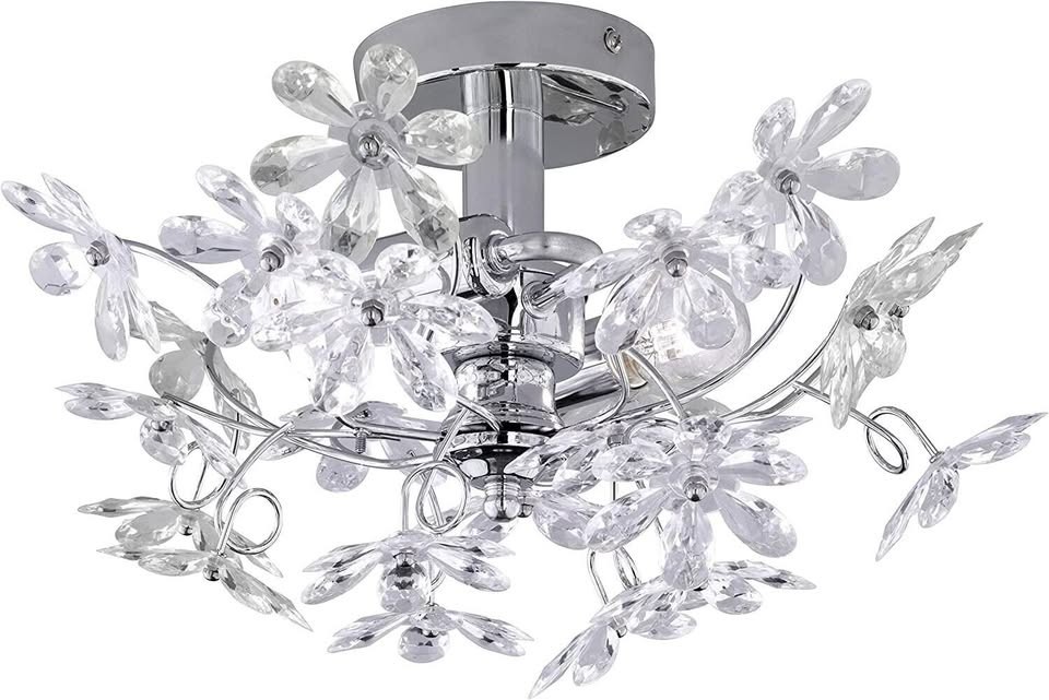 Plafoniera Moderna Floreale Soffitto - Made in Italy 100%