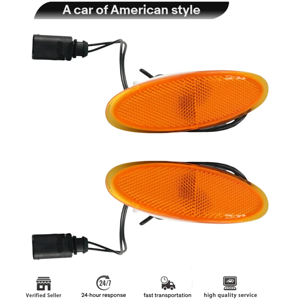 2x Front Bumper Side Marker Light Lamp for Bentley Continental Flying Spur 06-13 - Imagem 2 de 4