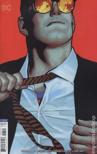 Superman #3B Hughes Variant VF 2018 Stock Image