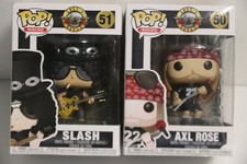 NEUF :  Lot de  2 figurines Funko POP Guns N' Roses 50 + 51 - SLASH & AXL ROSE