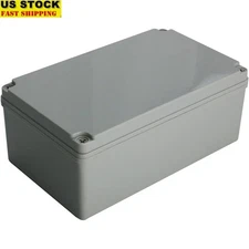 Plastic Junction Box Electrical Connections 10x6x4 Weatherproof Enclosure New