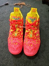 PUMA x LaMelo Ball MB.04 "1 Love" Pink And Green basketball shoes Mens Sz 13