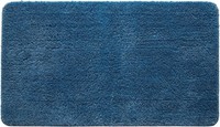 Teppich Badematte Rutschfest SaugfäHig Waschbar 70X120 Cm Blau FüR Badezimmer