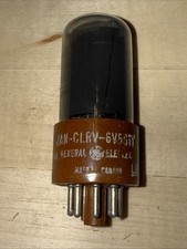 JAN-CLR 6V6GT NOS Vacuum Tube New Old Stock Vintage Audio Amplifier