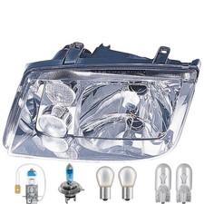 Scheinwerfer rechts inkl. Premium Lampen für VW Bora 1J2 mit Nebelscheinwerfer