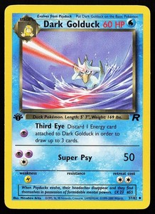 Dark Golduck 37/82 Team Rocket 1st Edition Uncommon