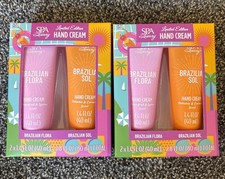2 SPA Luxury Brazilian Flora Sol Hand Cream Gift Sets 1.4 OZ