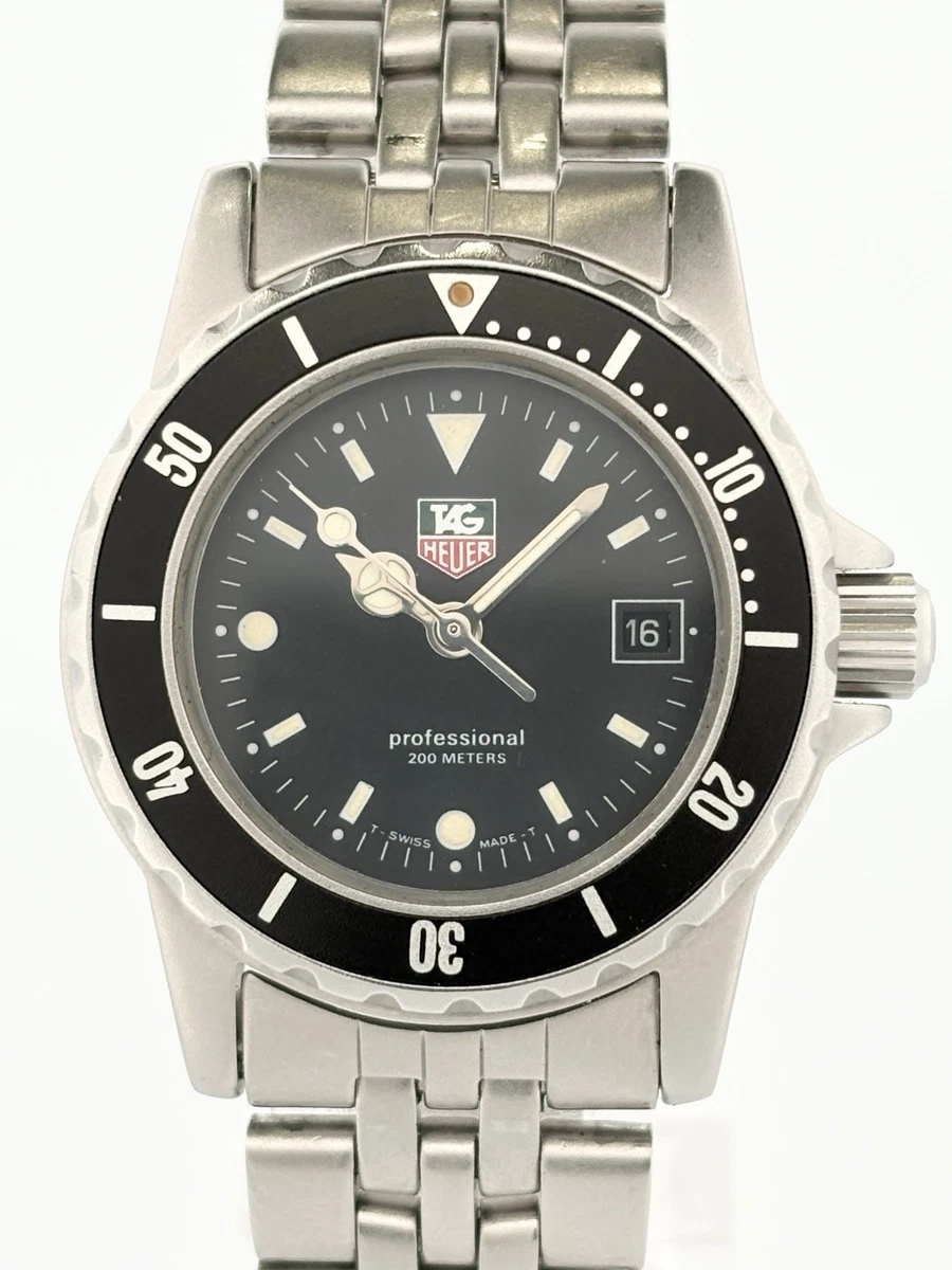 TAG Heuer Quartz 200 m (20 ATM) Water Resistance Wristwatches for