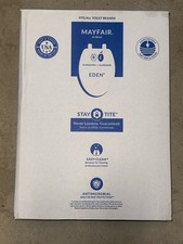 Mayfair by Bemis EDEN Elongated Soft Toilet Seat White NEW Factory Sealed