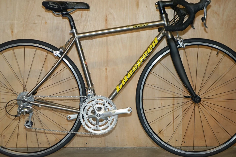 2004 LITESPEED VENETO 3AL-2.5V TITANIUM CARBON SHIMANO 105 ROAD BIKE SMALL 50CM - Image 2 of 4