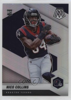 2021 Panini Mosaic Rookie Variations Silver Prizm Nico Collins #330-V 0e1b