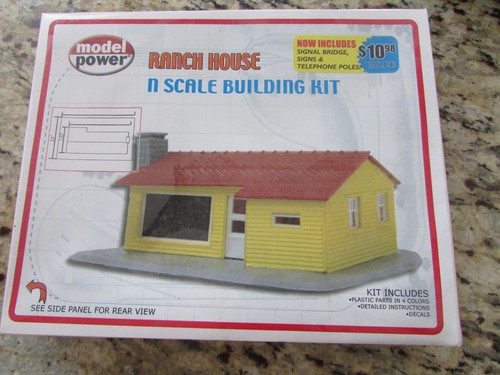 Kit de construcción modelo Power 1587 Ranch House escala N sellado S31F | Condition: New