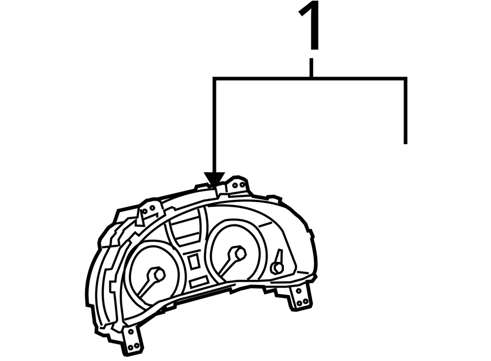 速度表簇 MPH AWD 2/10 适合 10 LEXUS RX450H 6717496 — 第 4/4 张图片