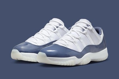 Nike Air Jordan 11 Retro Low Mens US 9-16 White/Diffused Blue