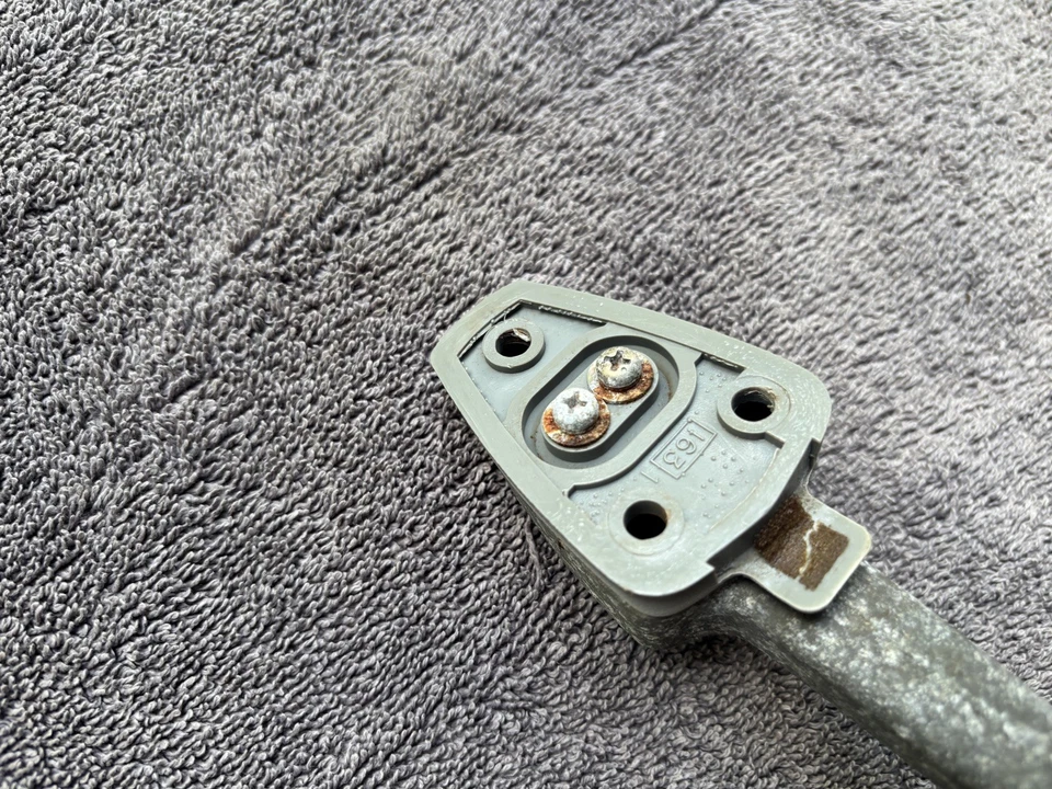 1979-83 Datsun 280ZX OEM Interior Rear View Mirror Gray Color Used Rough Cond. - Image 4 of 4