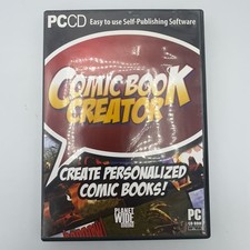 Comic Book Creator PC CD Software Planetwide Media Hypercomics w Activation Key