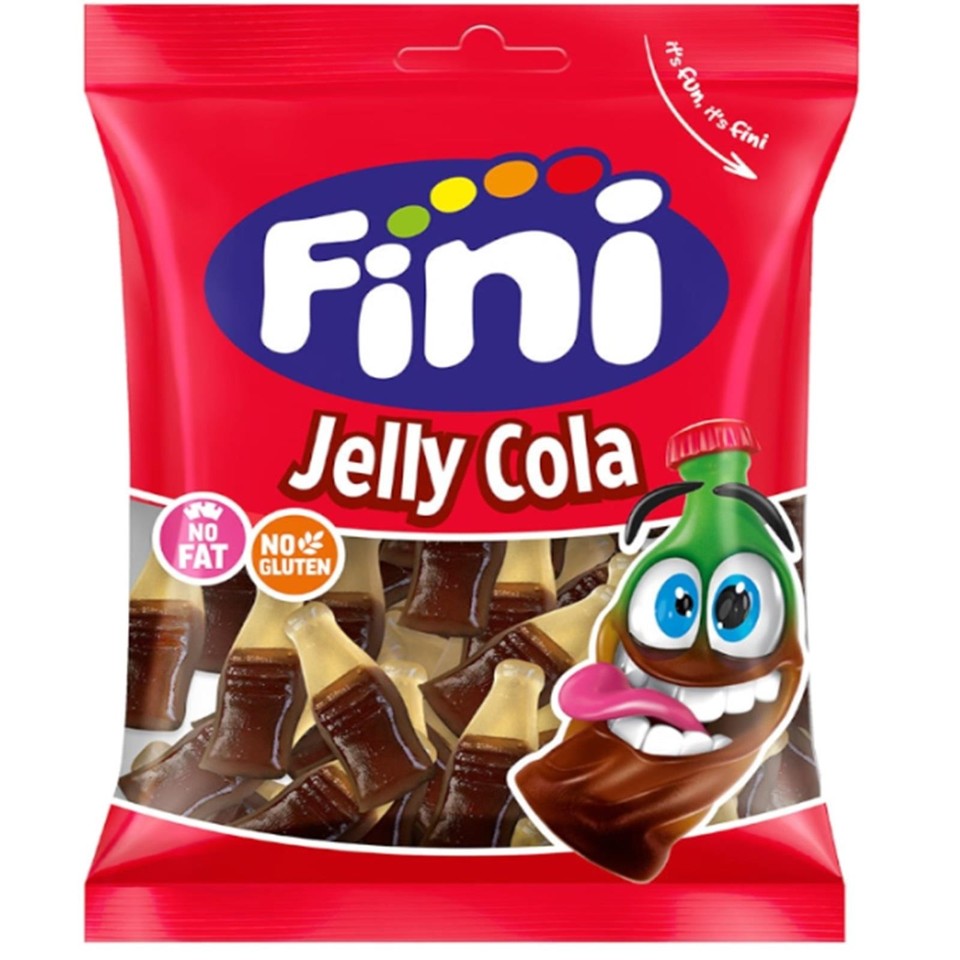 Fini Sweets Fini Sweets Jelly Cola Bottles Brillo Gummy Jellies 12x75 Gram Halal ...