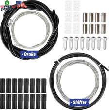 44PCS Bike Brake Cable Kit - Universal Bike Shifter Cable Housing Bicycle Brakes