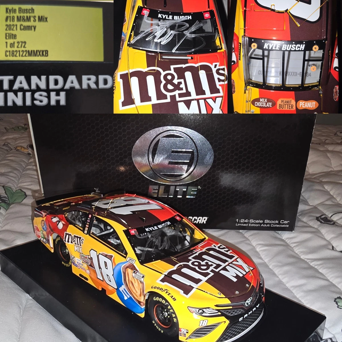 Toyota Diecast NASCAR Racecars 1:24 Kyle Busch Diecast Racing Cars