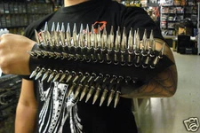 LEATHER SPIKE GAUNTLET. DEATH METAL (MDLG0113)..... INQUISITION