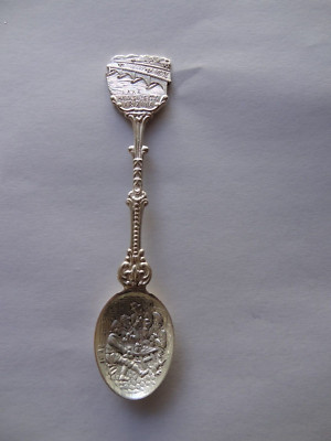 London Bridge Lake Havasu City Arizona Souvenir Spoon, very Ornate.