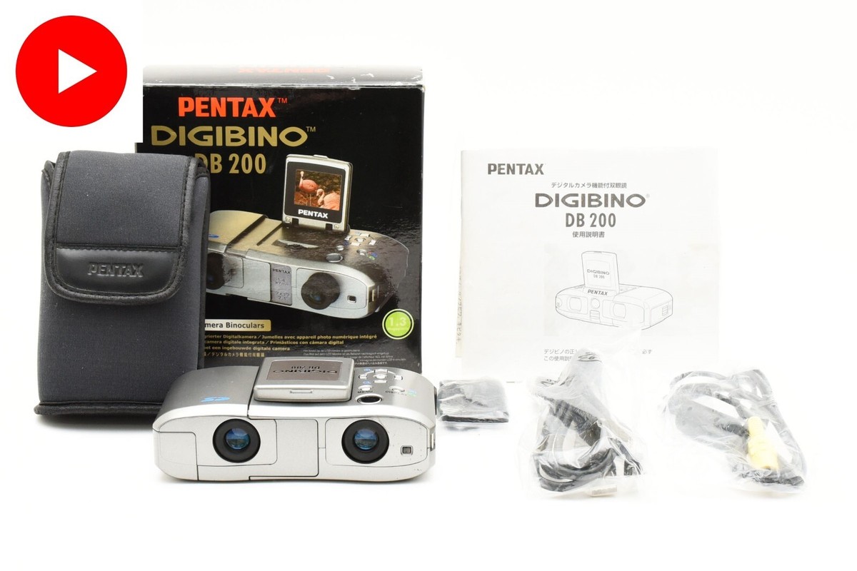 Rare in Box* Pentax Digibino DB200 Digital Camera Binoculars From