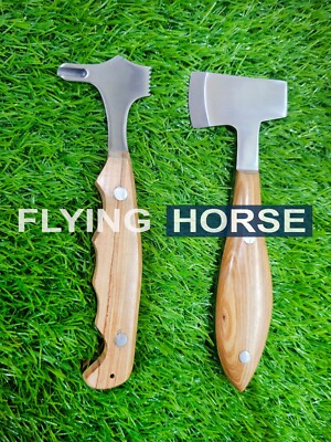 Farrier Clinch Cutter and Clinch Gouge Set - Premium Hoof Trimming Tools
