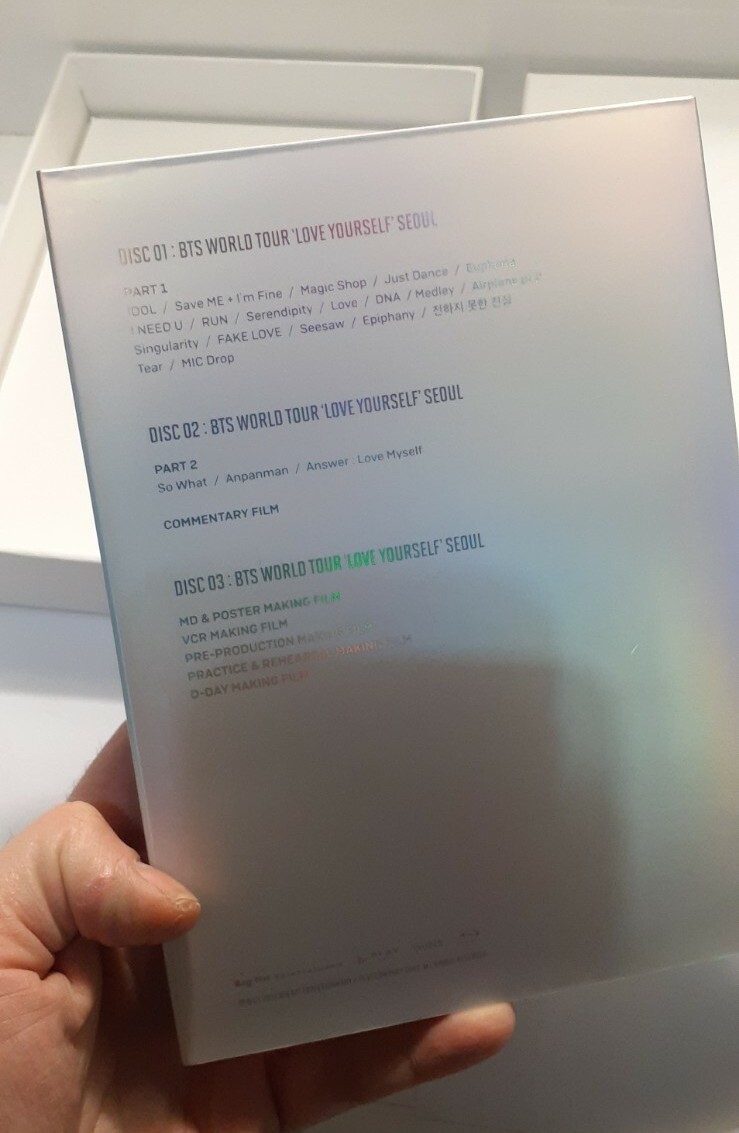 BTS Love Yourself In Seoul Blu-Ray BTS World Tour No