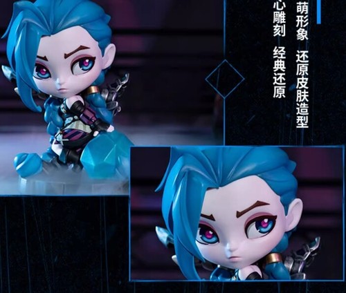 Official LOL League of Legends Arcane Jinx Mini Model PVC Figure Toy Collectible - Picture 5 of 7